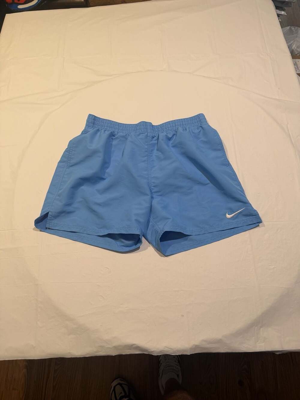 Nike Men's Lightweight Athletic Board Shorts, Light Blue, Size XL